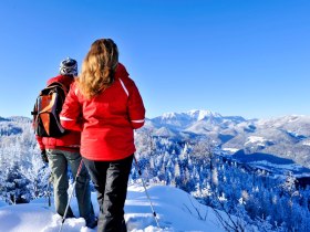 Naturpark Hohe Wand Winterwandern Schneebergblick, © ©Naturparke Niederösterreich / www.pov.at