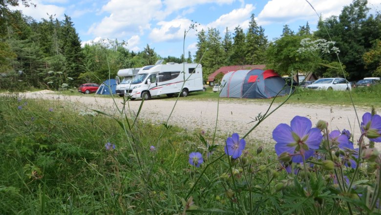 Stellplatz Naturpark Zentrum, © Naturpark Hohe Wand