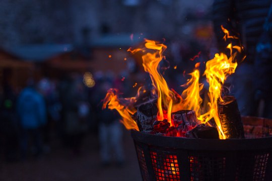 Feuerstelle beim Advent