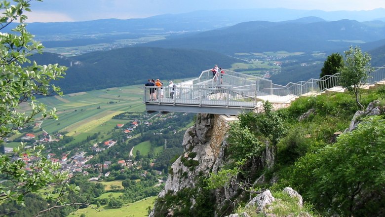 Skywalk Aussichtsplattform, © Wiener Alpen (c) Herbst Robert