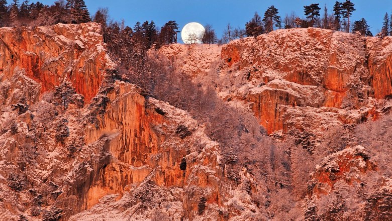 Hohe Wand im Morgenlicht, © Andrea Schneeweis