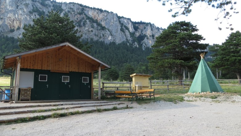 Zeltplatz Hohe Wand Blick Camp, © Naturpark Hohe Wand